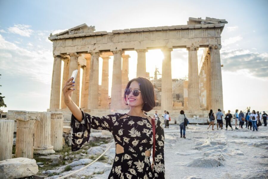 Acropolis: Acropolis and Parthenon Guided Walking Tour - Odeon of Herodes Atticus: where the guide gives the ruins context