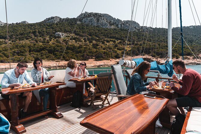 All Day Cruise -3 Islands to Agistri,Moni, Aegina with lunch and drinks included - Agistri: Beach Time, Skala Strolls, and the Seasonal Reality