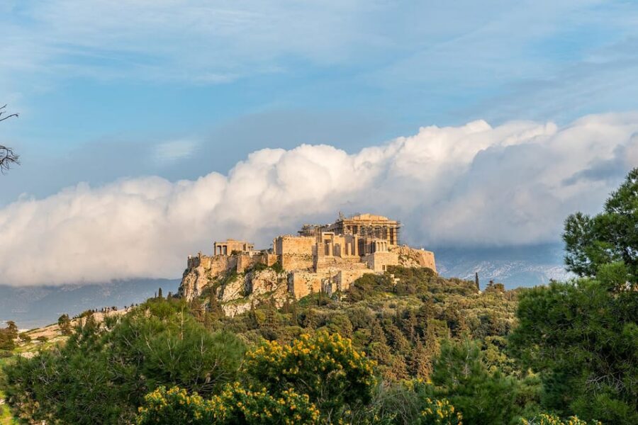 Athens: Acropolis and Mythology Highlights Small Group Tour - Meeting under the Arch of Hadrian: start location and first easy win