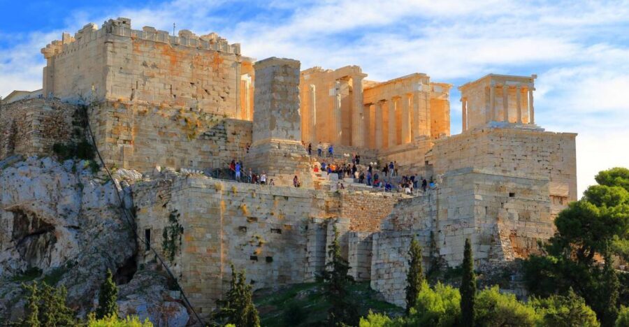 Athens: Acropolis Guided Walking Tour without Entry Ticket - Temple of Athena Nike: small structure, big focus
