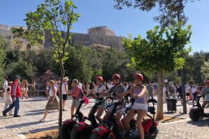 Athens Acropolis Official E-Scooter Guided Tour Fat E-Bike - What You Actually Get: Helmets, Water, and a Real Safety Plan