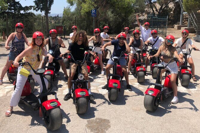 Athens Acropolis Official E-Scooter Guided Tour Fat E-Bike - The First Cemetery and Temple of Hephaistos: Where the Stops Pay Off