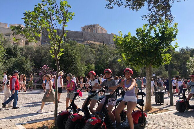Athens Acropolis Official E-Scooter Guided Tour Fat E-Bike - What You Actually Get: Helmets, Water, and a Real Safety Plan