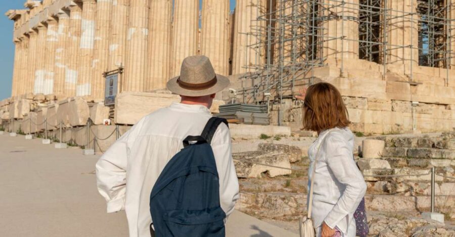 Athens: Acropolis & Plaka Neighborhood Private Walking Tour - Acropolis monuments with a licensed archaeologist: Dionysus to the Parthenon