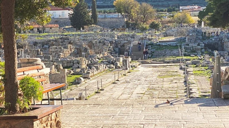 Athens: Ancient Corinth & Nafplio Full Day Trip with Swim - From Halandri Metro to Peloponnese roads: the day’s pacing