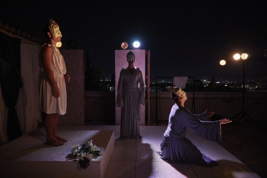 Athens: Ancient Greek Theater Performance - In English and on a terrace: planning your evening like a local