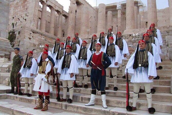 Athens Best All Inclusive Half Day Private Tour 2026 - Panathenaic Stadium and Syntagma Square: icon stops with timing value