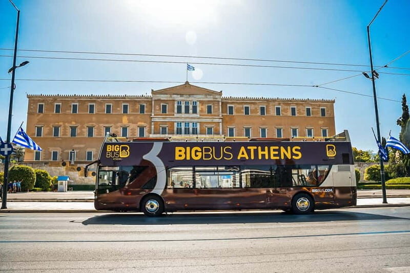 Athens: Big Bus Hop-on, Hop-off Tour by Open-Top Bus - Athens Route (Red): From Syntagma to the Acropolis Area