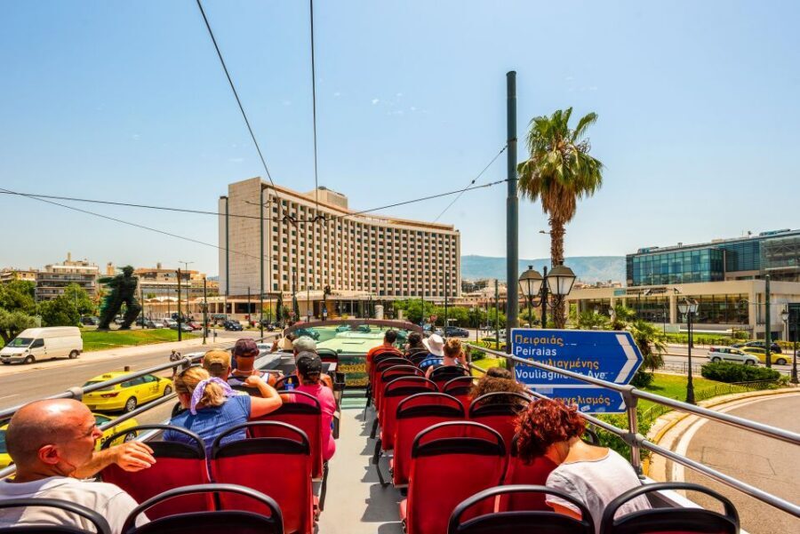 Athens: City Sightseeing Hop-On Hop-Off Bus Tour - From museums to markets: Zeus, squares, stadium, and the big central neighborhoods