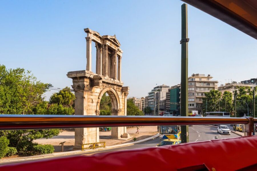 Athens: City Sightseeing Hop-On Hop-Off Bus Tour - Beach–Riviera route: seaside stops and Lake Vouliagmeni timing