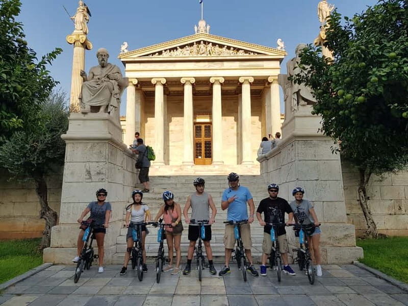Athens: Discover the City Electric Bike Tour - The opening stretch: Central Market to the Academy area