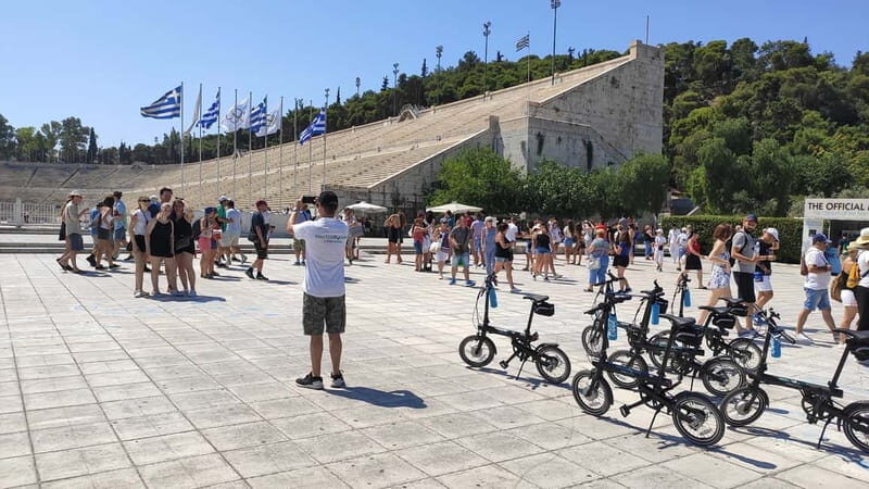 Athens: Discover the City Electric Bike Tour - Temple of Olympian Zeus, then around the Acropolis zone