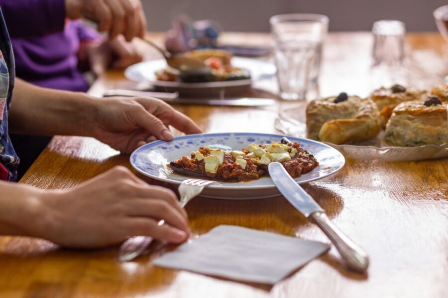 Athens: Food Market Visit and Cooking Class with Wine - Wine, soft drinks, and the Greek digestive shot