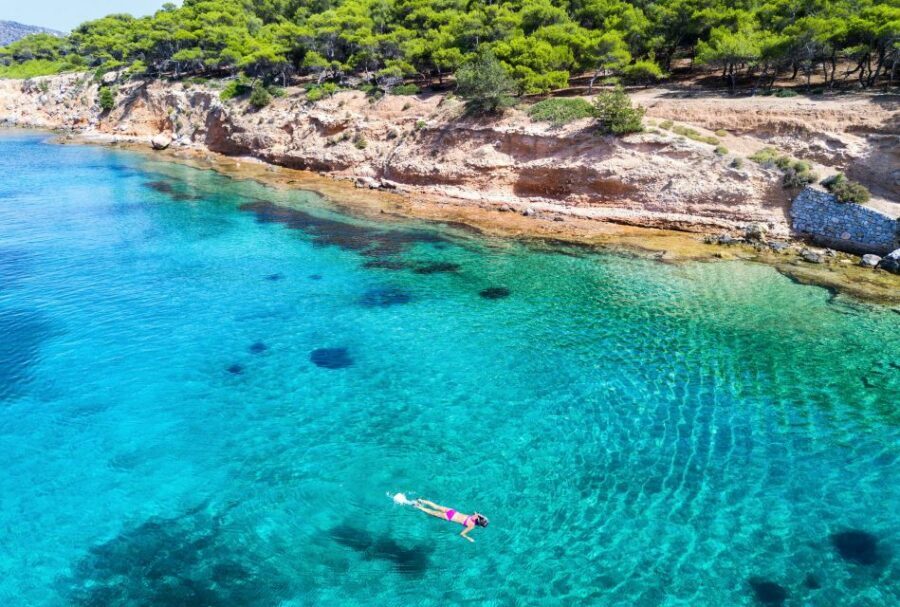Athens: Full-Day Island Hopping Cruise with Lunch & Transfer - Agistri Island Swim Stops and Pine-Clad Villages