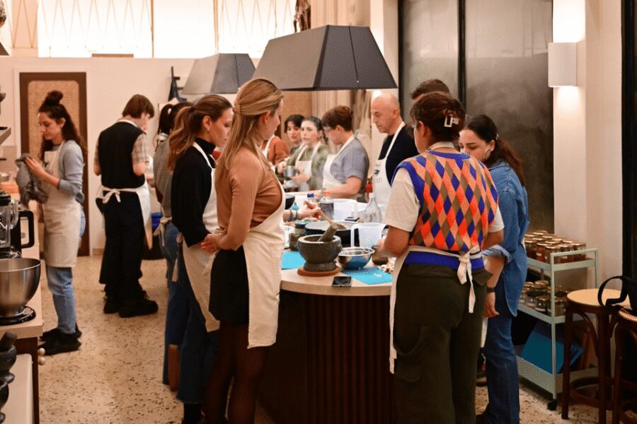 Athens: Greek Cooking Class with Meal and Drinks - The Soybird Studio kitchen plan: how you don’t get stuck