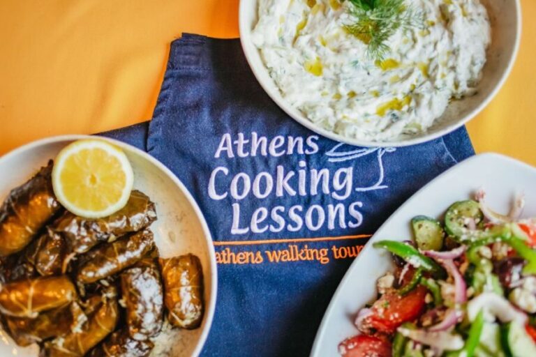 Athens: Greek Cuisine Cooking Class and 3-Course Dinner - Inside the 4 hours: from prep to plated dinner
