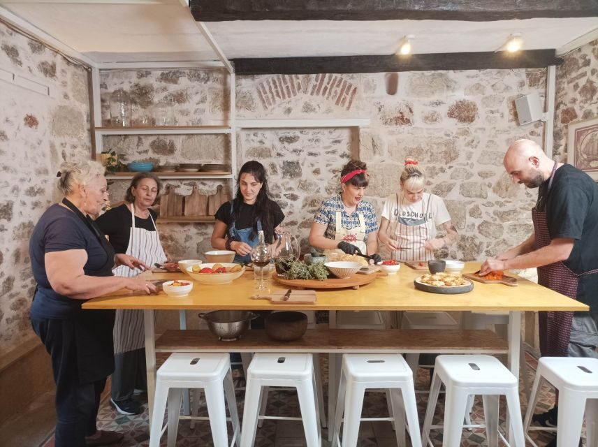 Athens: Kerameikos Stone House Cooking Class - Wine with the meal: not a side show