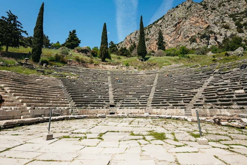 Athens: Mythology of Delphi, Museum and Arachova Guided Tour - Transportation comfort and how the day stays on track
