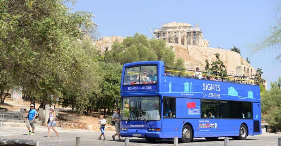 Athens, Piraeus, and Coastline: Blue Hop-On Hop-Off Bus - Audio Commentary, Earphones, and Onboard Wi‑Fi: The Comfort Layer