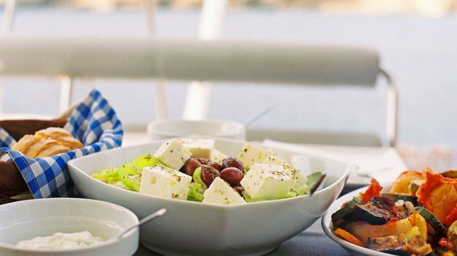 Athens: Riviera Catamaran Cruise with Meal and Drinks - BBQ lunch and drinks onboard: what the meal is like