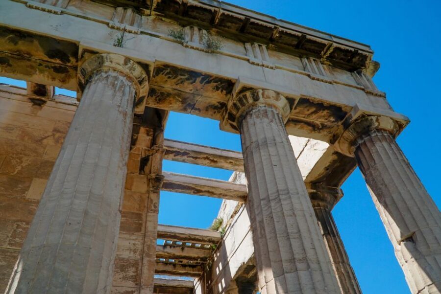 Athens: Roman Agora & Ancient Agora E-ticket & 2 Audio Tours - What you’ll see at the Tower of the Winds and Gate of Athena Archegetis