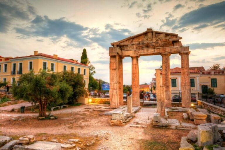 Athens: Roman Agora & Ancient Agora E-ticket & 2 Audio Tours - Roman Agora entrance near Monastiraki metro: where your tour actually starts