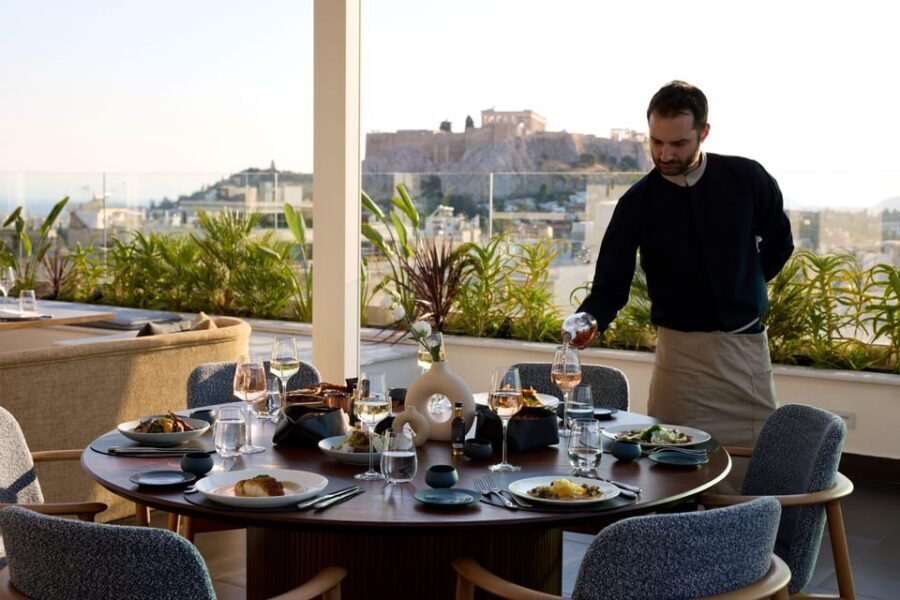 Athens: Rooftop Fine Dining at Whispers Restaurant - From Amalia Hotel Athens to the rooftop: central and easy to stage