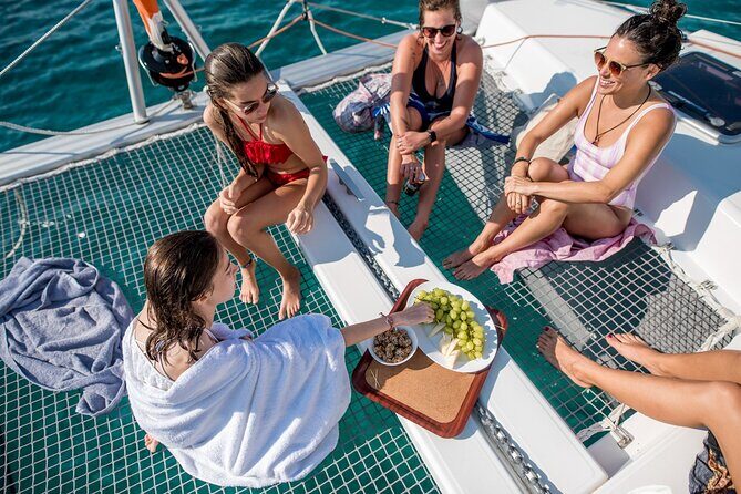 Athens Semi private Morning Catamaran cruise with meal & drinks - Value check: how $169.31 adds up on a 5-hour semi-private cruise