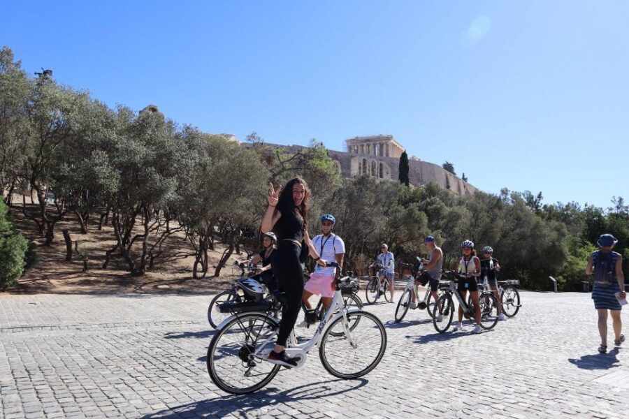 Athens: Small-Group E-Bike Tour of Historic Highlights - Zappeion and Roman Baths: finishing with big structures and calm pacing