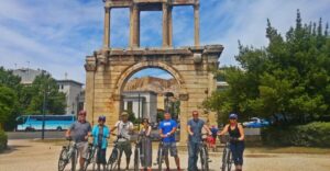 Athens: Sunset Bike Tour - Meeting point near Acropolis Metro: getting oriented fast