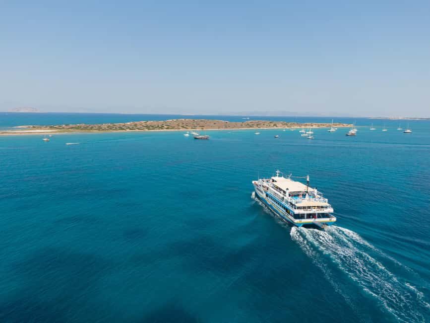 Athens: Swimming Cruise with Lunch, Wine & Live DJ on Board - The return cruise (105 minutes): sunset sailing with the onboard party