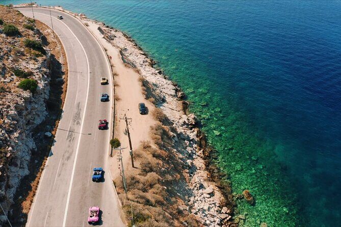 Buggy Tour in Ancient Ruins and Temples around Athens-SOUNIO Poseidon Temple - Stop 3: Anavyssos lunch stop for Greek souvlaki