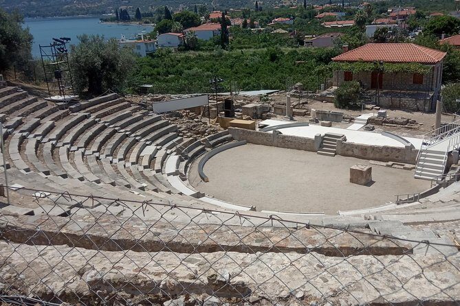 Epidavros sea kayak at the Ancient sunken city tour, small ancient theater - Guides and group size: why the experience stays relaxed