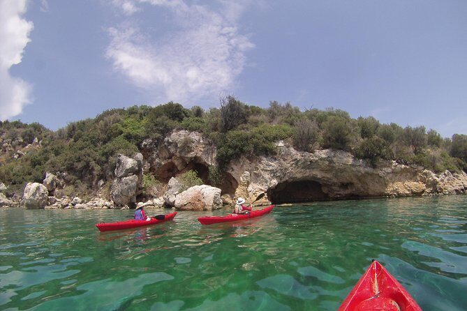 Epidavros sea kayak at the Ancient sunken city tour, small ancient theater - Getting to Yialasi Beach and setting expectations
