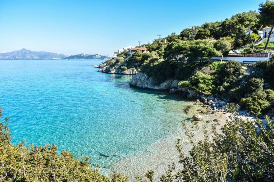 From Athens: Agistri, Moni & Aegina Day Cruise with Swimming - Aegina town: pistachios, history vibes, and two hours to wander