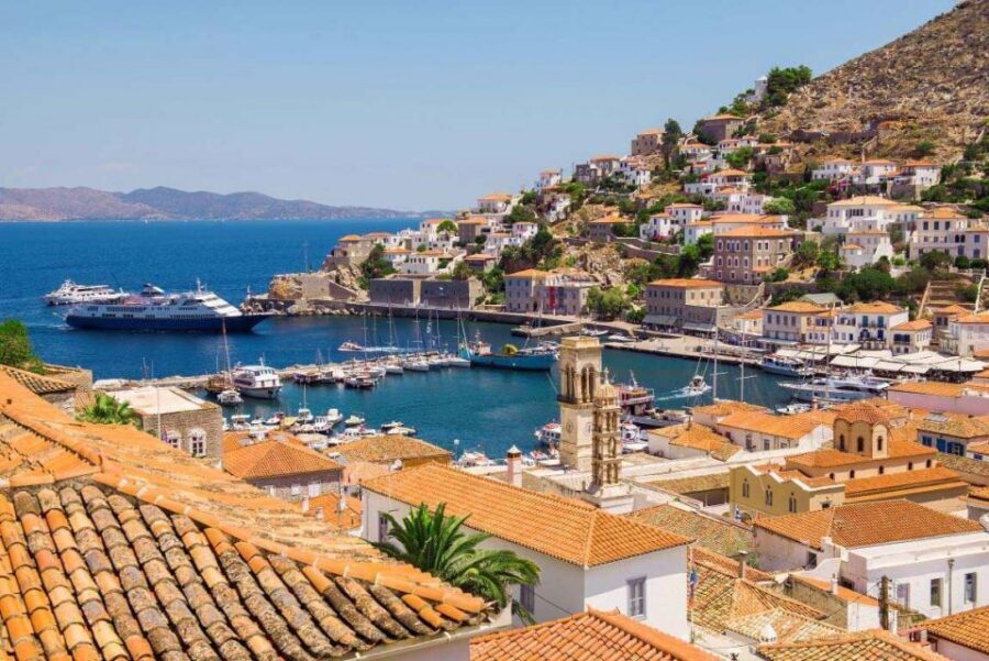 From Athens: Day Cruise to Hydra, Poros & Aegina with Lunch - Hydra in 90 minutes: car-free streets, donkeys, and swim time