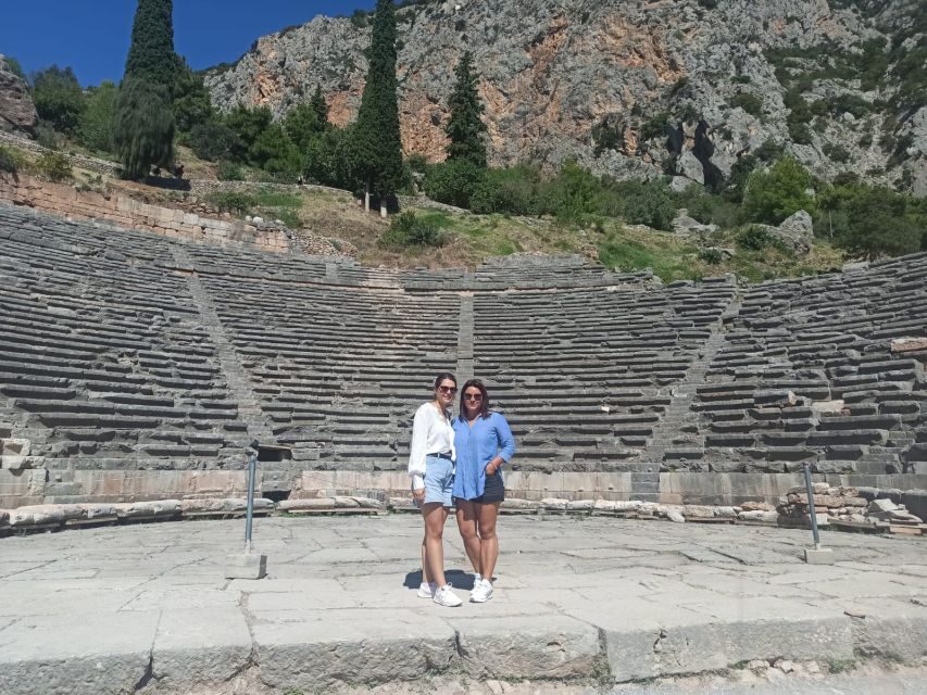 From Athens: Delphi Full Day V.R. Audio Guided Tour - Arachova and the mountain village pause: lunch, crafts, and a change of pace