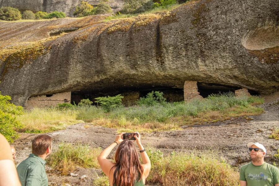 From Athens: Meteora Monasteries and Hermit Caves Tour - Badovas hermit caves: the quiet contrast to the main climbs