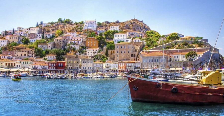 From Athens: Saronic Islands Full-Day Cruise with VIP Seats - Hydra in 90 minutes: stone lanes, safe-haven pirate vibes, and big views