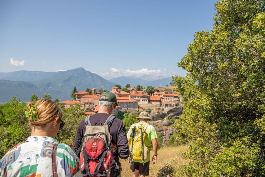 Kalabaka: Meteora Small-Group Hiking Tour w/ Monastery Visit - The Trail Around Dupiani: Ruins, Hermitages, and Real Rock Texture