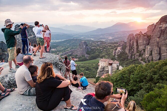 Majestic Sunset Meteora Tour with Local Guide - Kalabaka or Kastraki Pickup and the Mini-Bus Reality