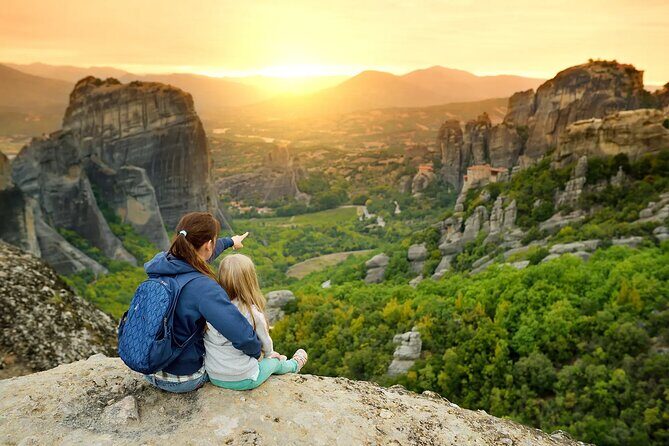 Meteora Sunset with Monastery & Hermit Caves Tour in Small Group - Agios Stefanos bridge entry: a monastery visit without the stair punishment