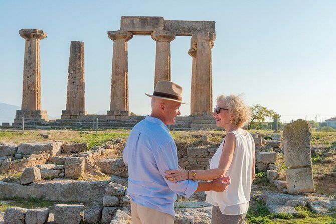 PELOPONNESE HIGHLIGHTS PRIVATE: Corinth Mycenae Nafplio Epidaurus - Corinth Canal stop: quick photos, big scale, and a free ticket moment