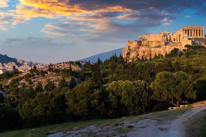 "Private City Tour of Athens" - University buildings, the Academy, and the National Library from the street