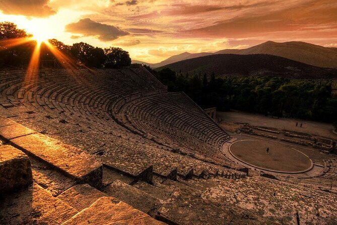 Private Excursion to Ancient Olympia - bee farm & winery - Ancient Olympia ruins: stadium atmosphere and the Flame point