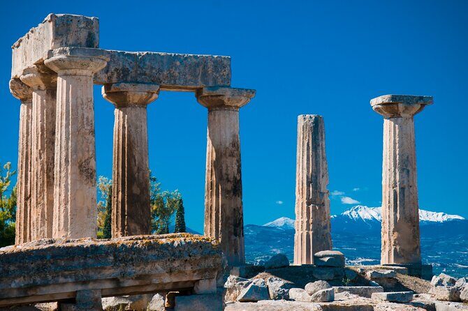 Private Luxury Biblical Tour: Apostle Paul’s Footsteps – Corinth - Stop 5: Paul’s column and the Bema in the Roman Forum area