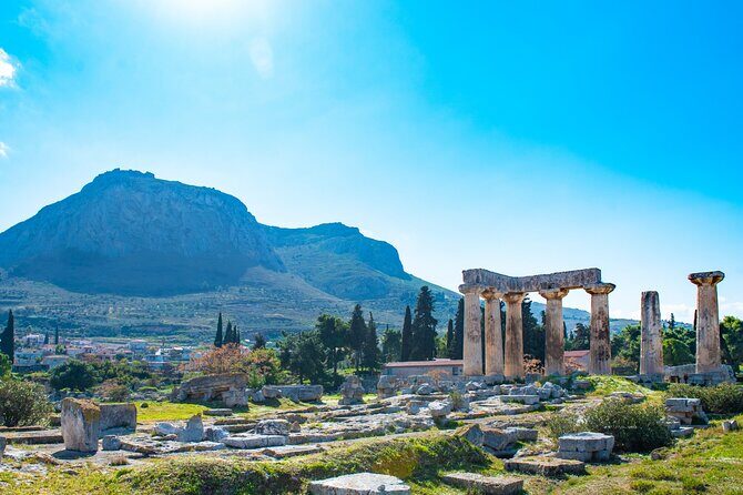 Private Luxury Biblical Tour: Apostle Paul’s Footsteps – Corinth - Stop 6 (again, different angle): the Bema tradition and Paul before Gallio