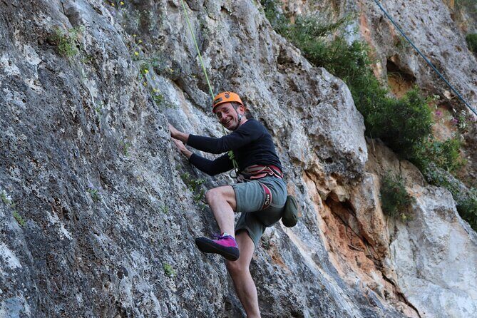 Rock Climbing at Kardamili- West Mani - Stop 1: Climb Up the Kardamili Crag (and Get Your Bearings Fast)