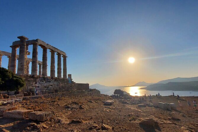 Temple of Poseidon and Cape Sounion Sunset Tour with Audio Guide - Cape Sounion sunset: the payoff is real, even if weather is moody