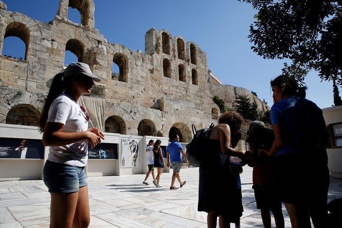 The Acropolis Treasure Hunt: Licensed Guide + Interactive Puzzles - Meeting Charis and getting your mystery backpack